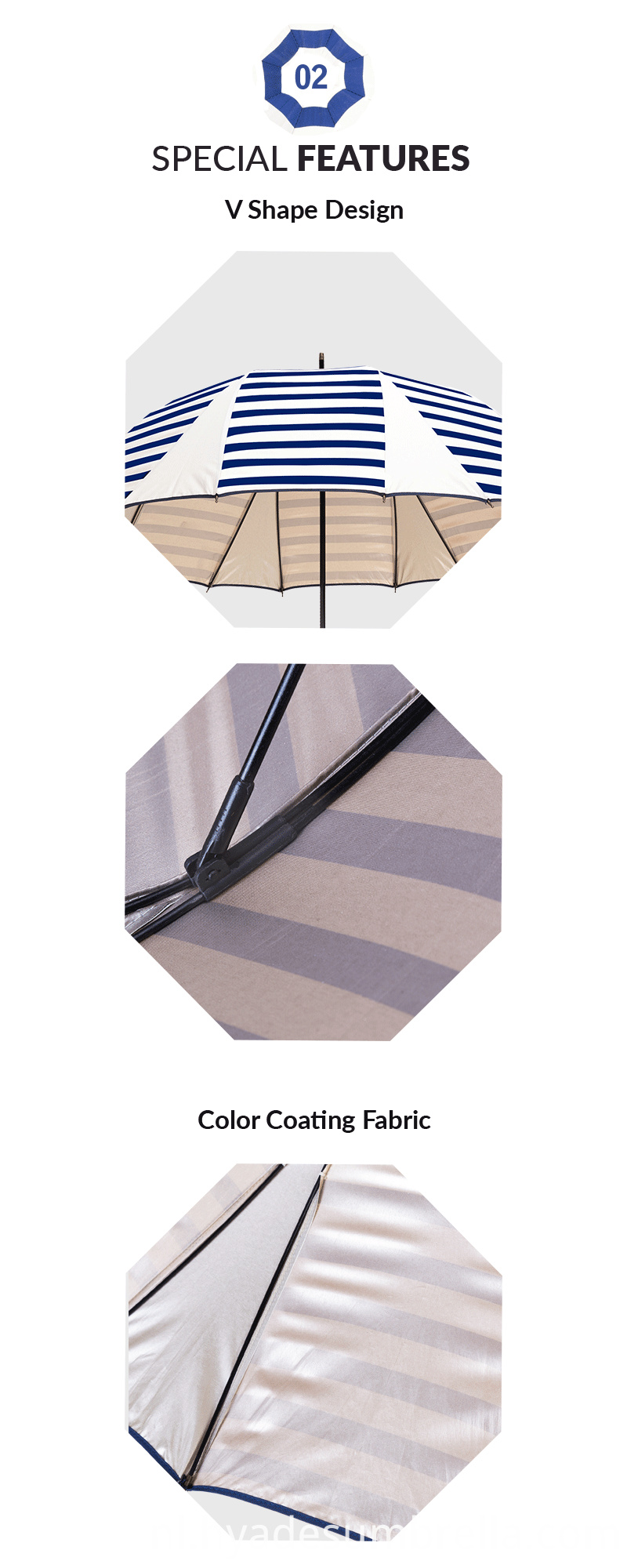 V Shape Manual Open Straight Umbrella V Shape Manual Open Straight Umbrella